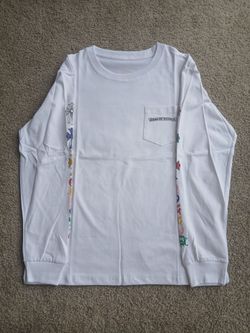 Chrome Hearts White Long Sleeve Pocket Tee