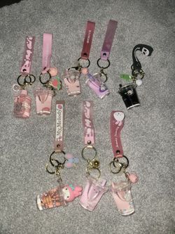 Cute Kawaii Keychain Bundle – 9 Pieces