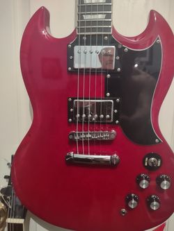 Newish SG ga. '61 set-neck Guitar Pro fret-level setup Spa perfect now 234!