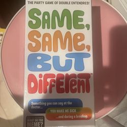 Same, But Different- Game Night Fun