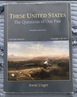These United States The Questions of Our Past Book