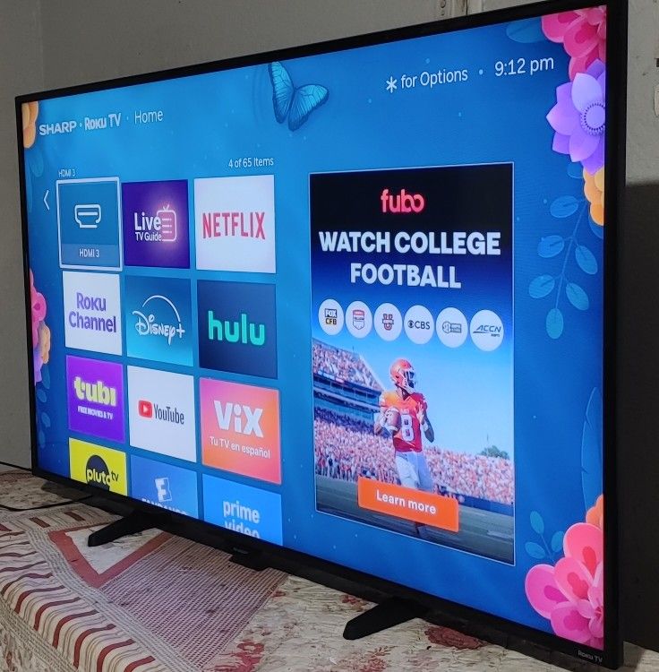 ⏭️SMART  TV   SHARP  AQUOS   50"  4K  LED  HDR   DOLBY   VISION   FULL  UHD  2160p ♦️♦️ ( NEGOTIABLE ) ♦️♦️ FREE  DELIVERY⏮️