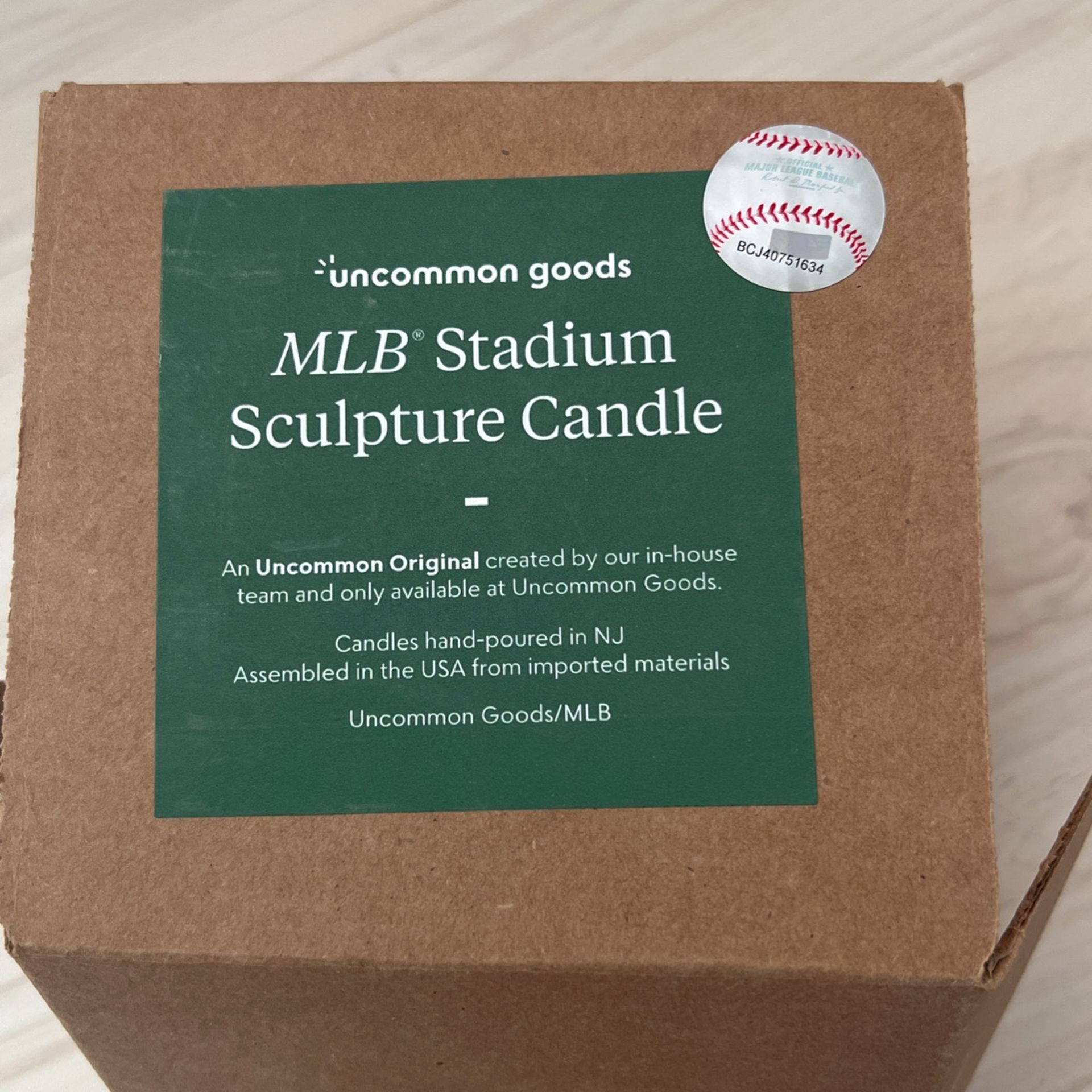 MLB stadium Sculpture candle