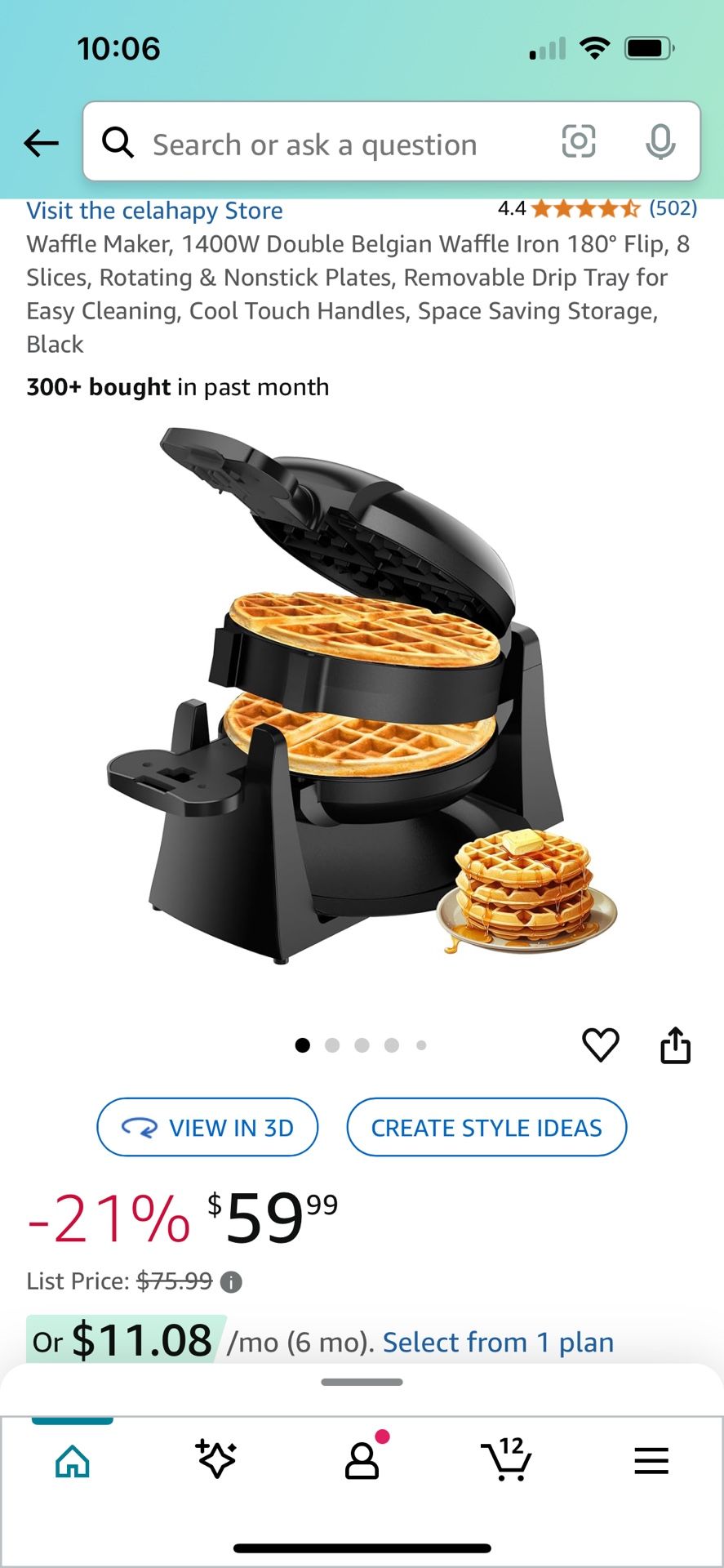 Waffle Maker New New 