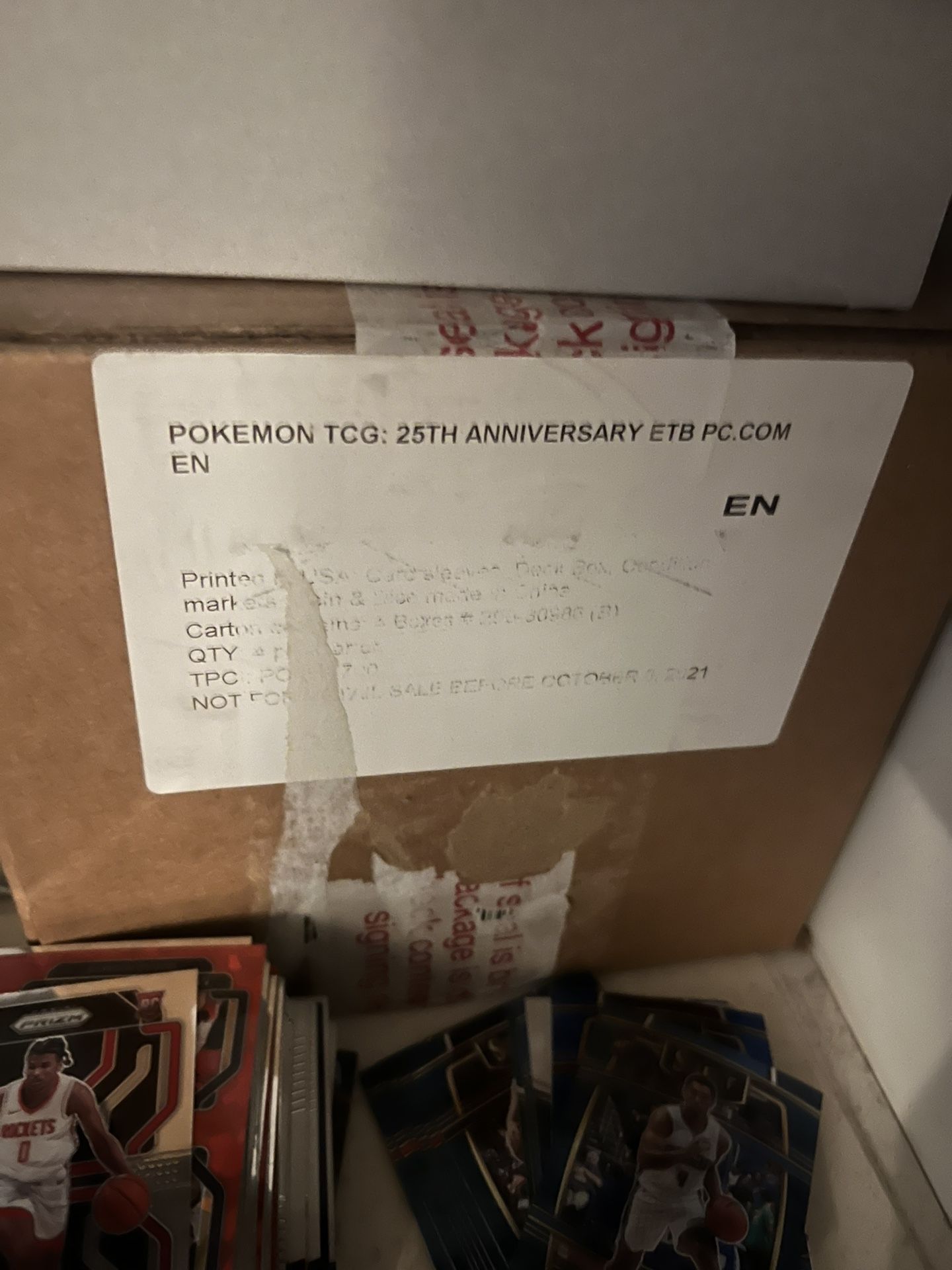 Sealed PC Exclusive Celebration ETB Case