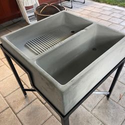 Lavaderos Nuevos Cemento Gris Y Bases 