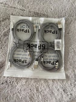 iPhone charger 5 pack many sizes