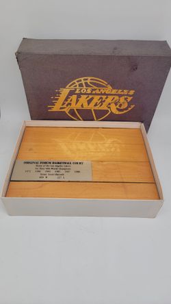 Great Western Forum Floor. Magic, West, Wilt Lakers Stars. Home Of The Lakers