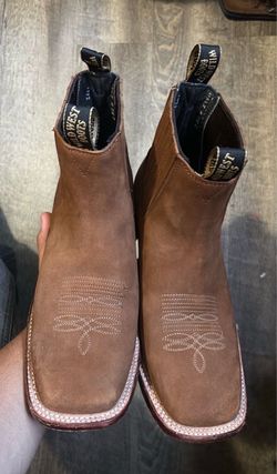 Wild West Boots Square Toe Western Ankle Boots