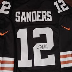 Shedeur Sanders Signed Autograph Nike Jersey Cleveland Browns 