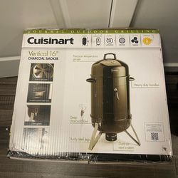 Brand New Cuisinart 16” Charcoal Smoker (Unopened Box)