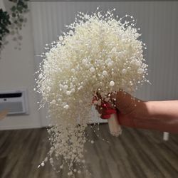 Pearly White Wedding Bouquet 