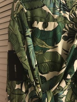 XL Palm Printed skirt