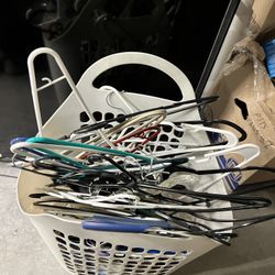 HUGE STORAGE UNIT SALE - Hangers + Hamper