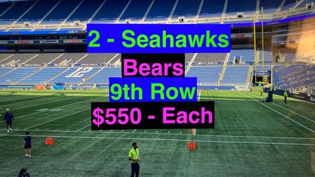 Seahawks Bears Tickets