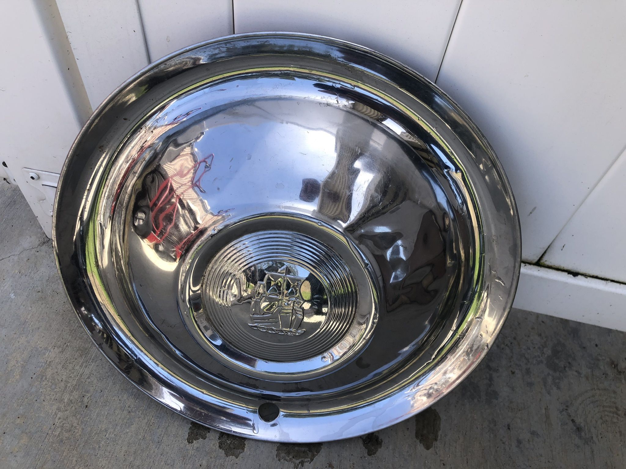 Early 50’s Plymouth Mayflower Hubcap