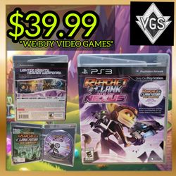 Ratchet & Clank Into the Nexus PS3 2013 w/ Case Disc Voucher Insert