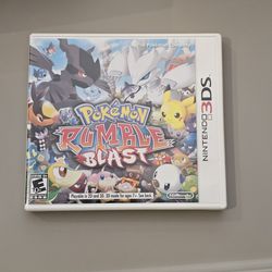 Pokemon Rumble 3ds Blast Nintendo 3ds Game