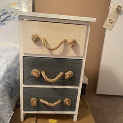 Nautical Coastal Little Dresser 25” Tall