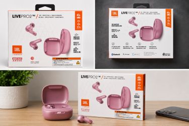 JBL Live Pro 2 TWS True Wireless In-Ear Earbuds ANC Mic Water-Resistant ROSE