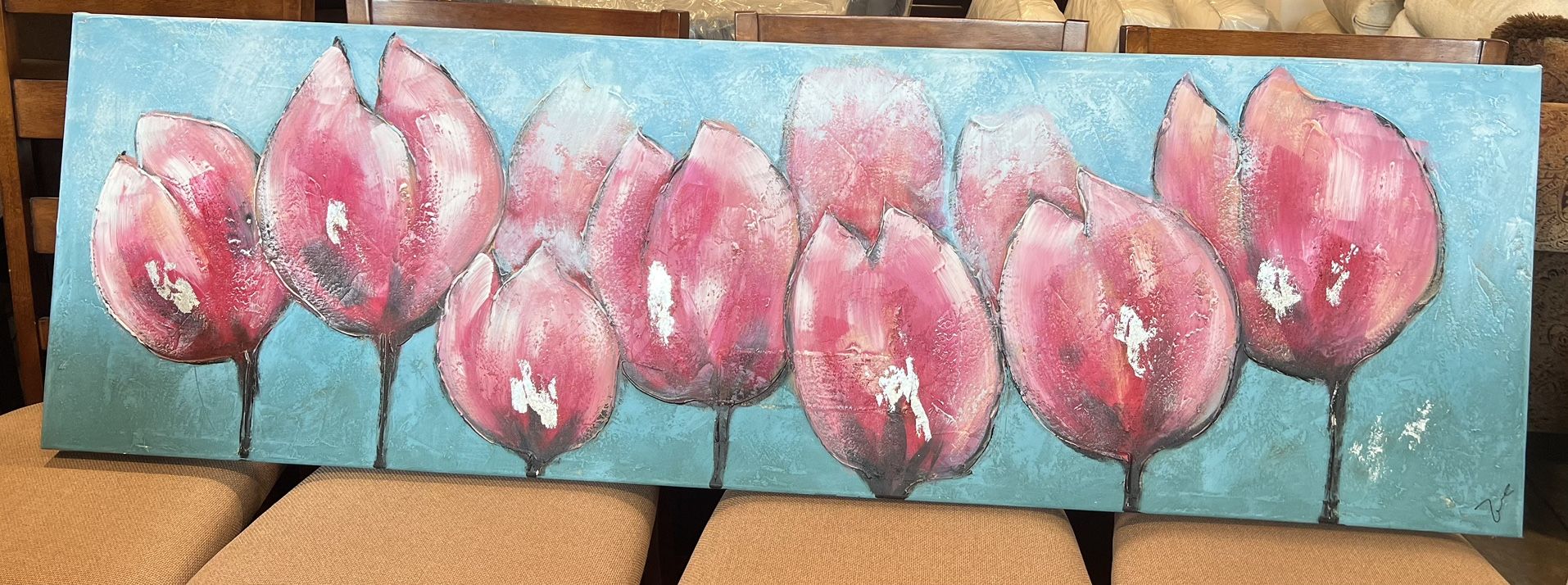 Canvas Art Work 72 x 22 in - $40