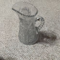 Cut Glass Pitcher