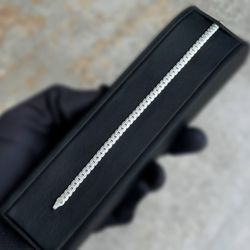 Jewelry .925 Sterling Silver Cuban link bracelet 8.50” 4.80mm 7.70g