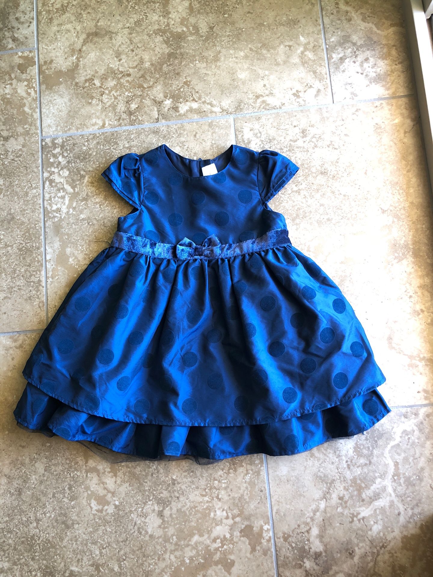 H&M Toddler Girl Blue Easter Dress Size 12-18 months