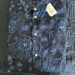 Sacks Fifth Avenue Blue Men S Shirt
