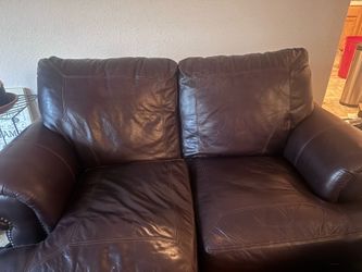 Leather couches