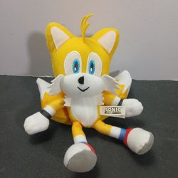 Sonic The Hedgehog Yellow Tails 8" Sega Toy Factory 2019 Stuffed Animal Plush