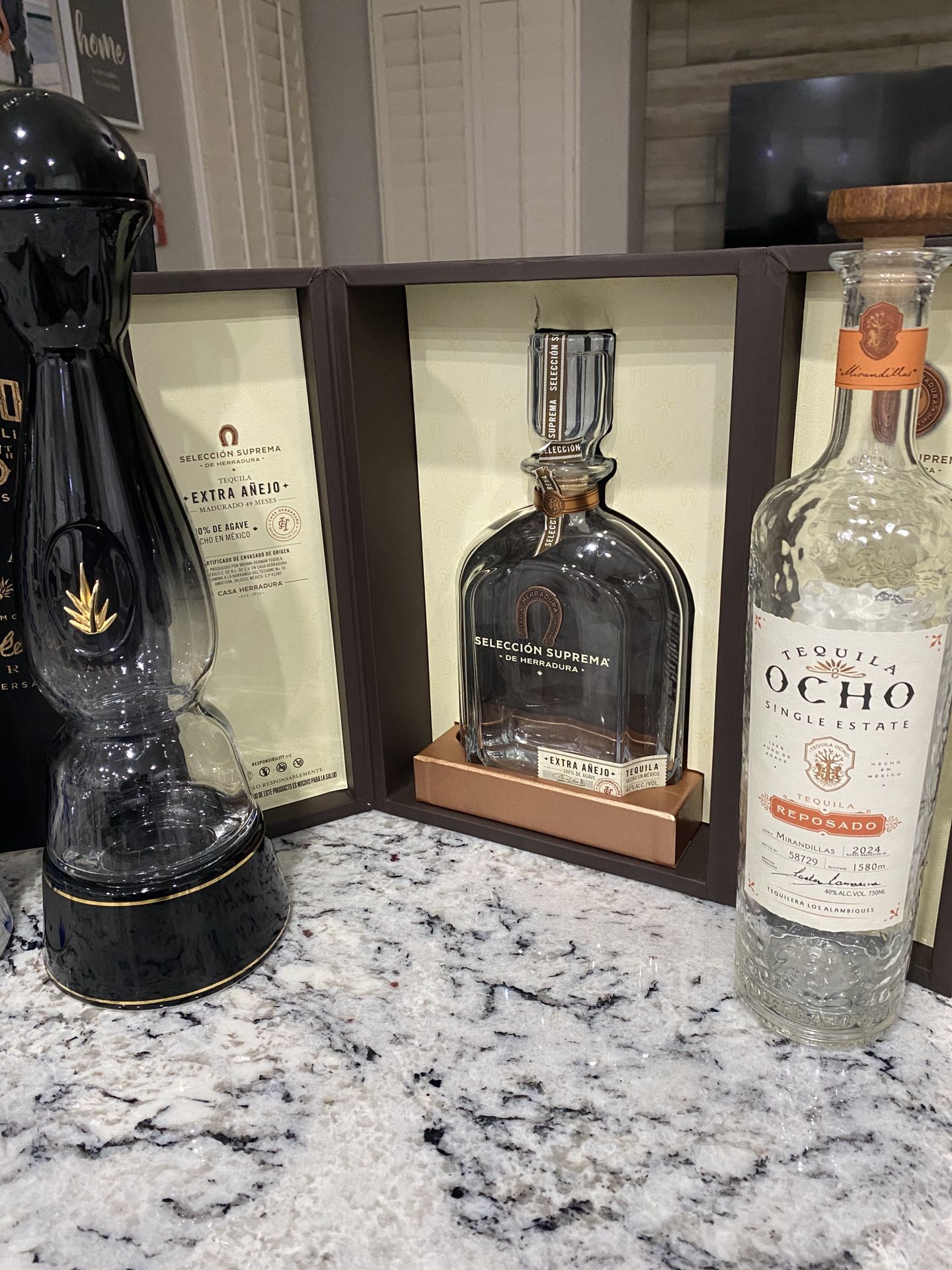 Empty Tequila Bottles