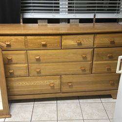 Dresser with mirror