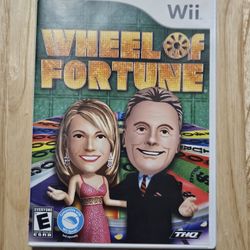 Wheel of Fortune Nintendo Wii Video Game CIB Complete In Box With Manual