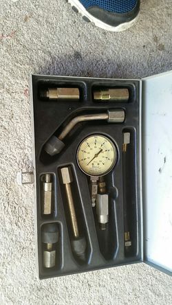 Vintage snapon pressure Guage complete