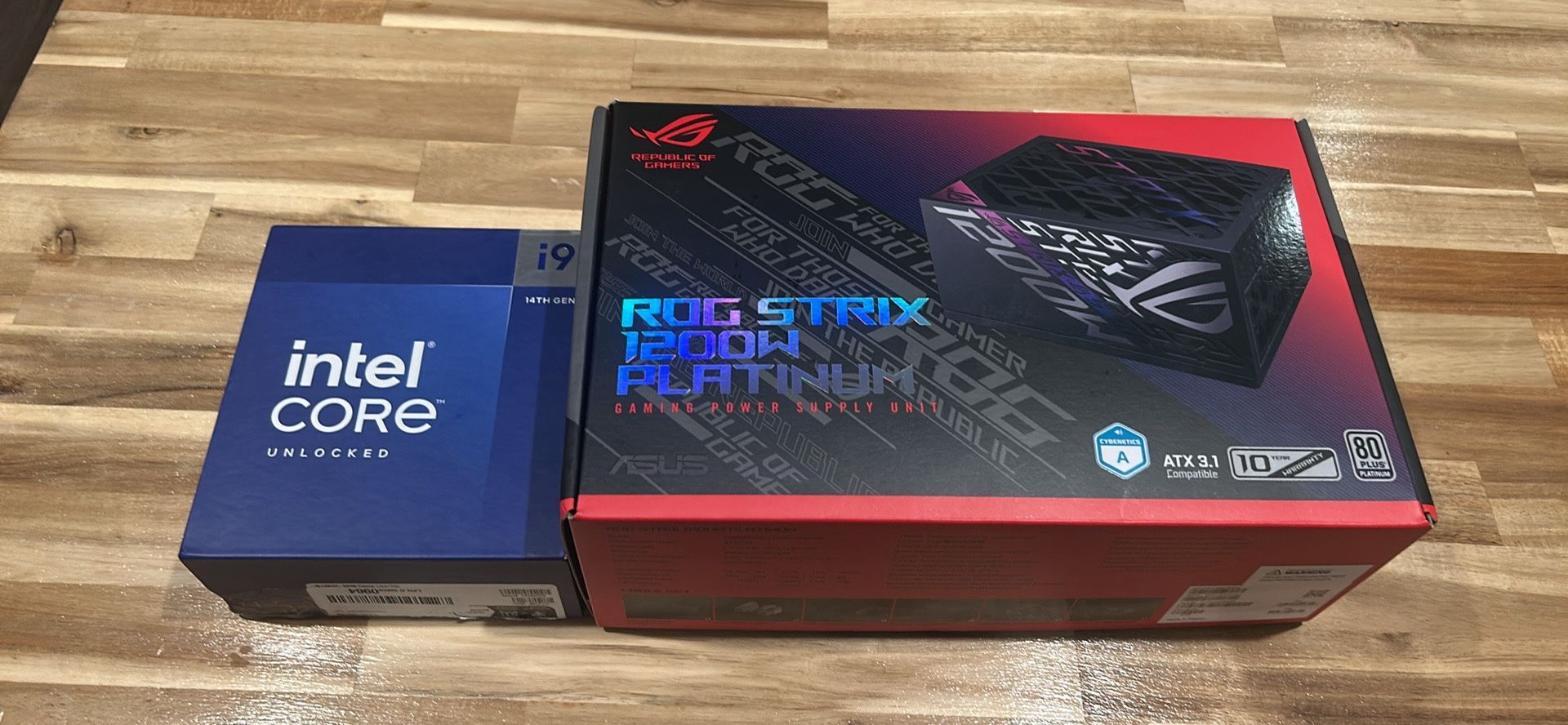 (2 Premium Gaming PC Components) I714700 Skylake Intel Processor, and 850w Corsair Power Supply
