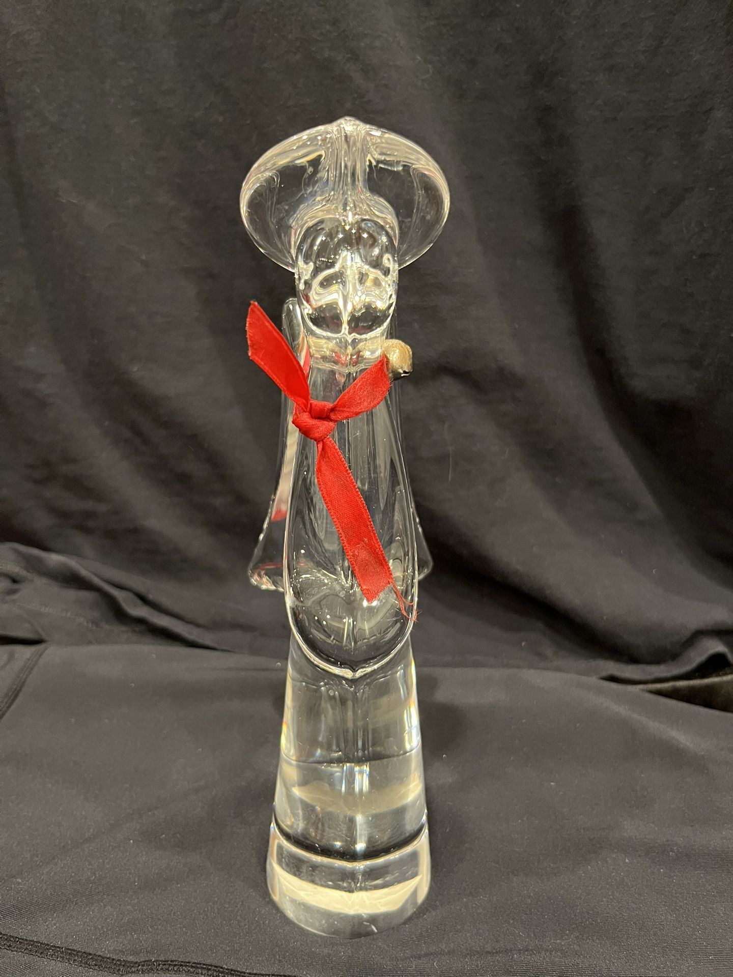 Vintage 24% Lead Large Crystal Angel