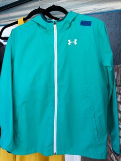 Under Armour Teal Full-Zip Hooded Jacket