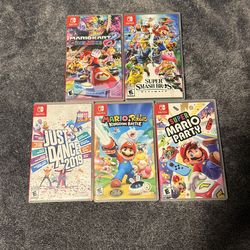 Nintendo Switch Games and Case