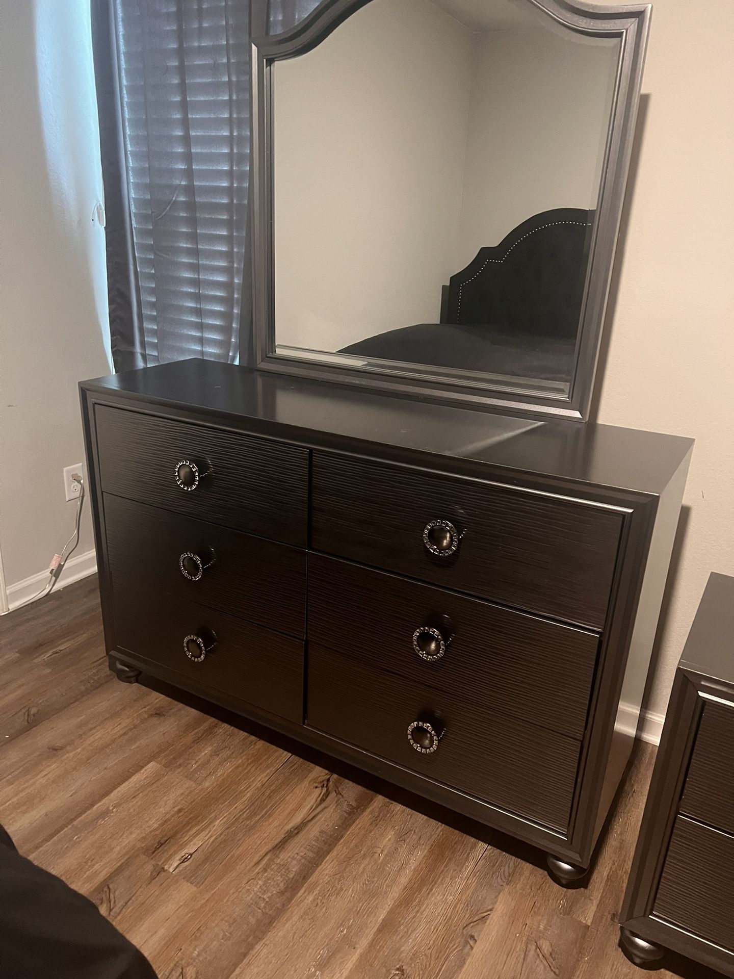 Dresser, Mirror, and Nightstand For Sale