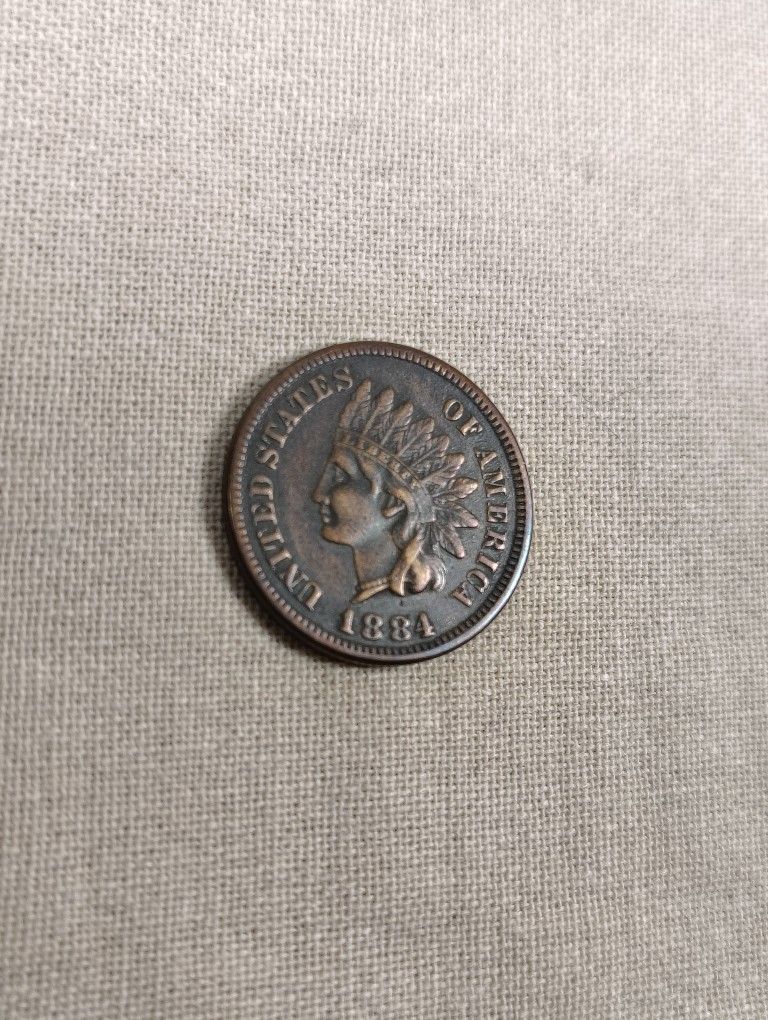 1884 Indian Head Penny.