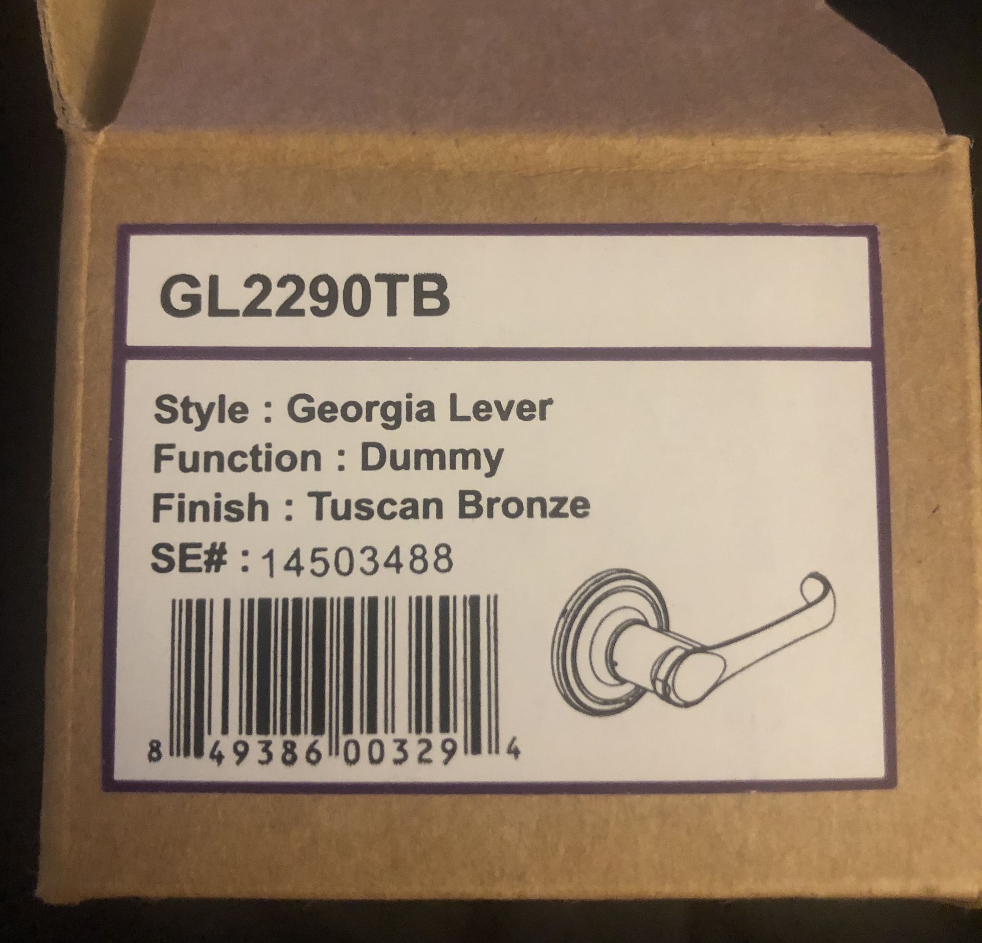 Copper creek Dummy Door Lever