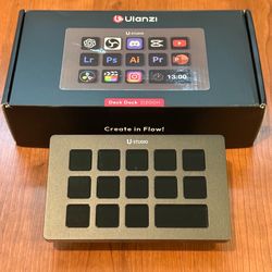 Ulanzi D200H Deck Dock 7-in-1 Stream Control Hub USB-C Dock 100W PD for PC Mac