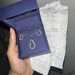 Diamond Earring / Necklace Set