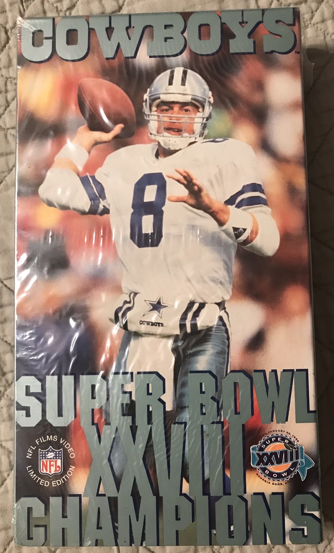 Dallas Cowboys VHS Super bowl XXVIII Championship