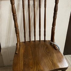 Solid Oak Chairs
