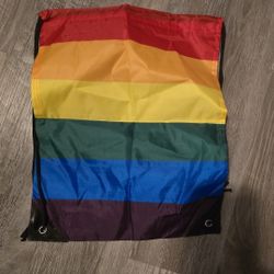 Small Drawstring Backpack Rainbow Pride 🌈❤️