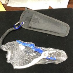 Aluminum Split Ring Pliers with Belt Holster – Essential Tool for Anglers & Tackle Pros!