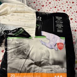 1 Pk (18) Unisex Large/XL Adult Diaper Max Absorbency