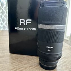 Like New Canon RF 600mm F11 STM Telephoto Lens